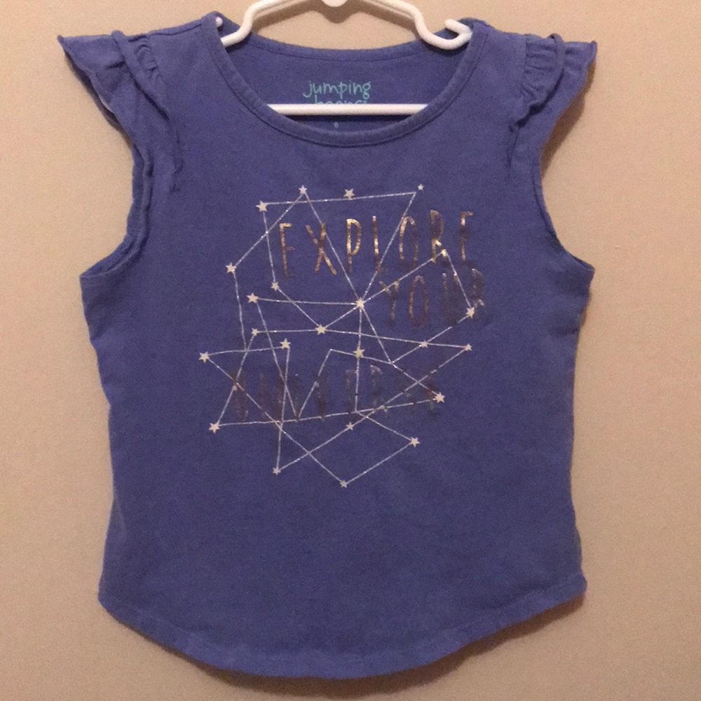 Jumping Beans Girls Size 6 Universe Top